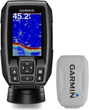 Garmin Striker 4 3.5" CHIRP Fishfinder GPS (010-01550-00) with Protective Cover