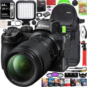 Nikon Z5 Mirrorless Full Frame Camera Body FX 4K  24200mm f463 VR Lens Kit Bundle