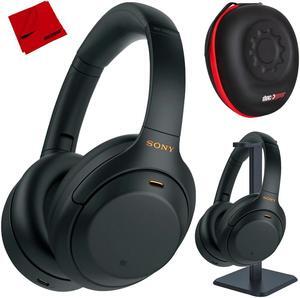 Sony WH1000XM4/B Wireless Noise Cancelling Headphones WH1000XM4/B Black Pro Stand Kit