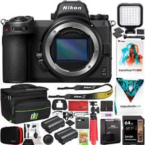 Nikon Z6II Mirrorless Camera Body Full Frame FX-Format Bundle with Accessory Kit