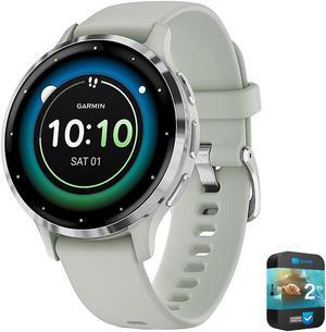 Garmin Venu 3S Fitness GPS Smartwatch Steel Bezel w/ Sage Gray Case + Warranty Kit Garmin Venu 3S Fitness GPS Smartwatch Steel Bezel w/ Sage Gray Case + Warranty Kit