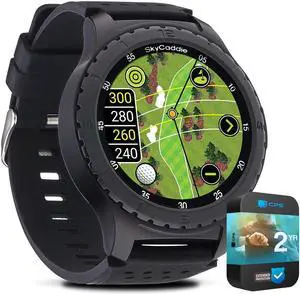 SkyCaddie GPS Golf Watch with Touchscreen Display Black + 2 Year Warranty