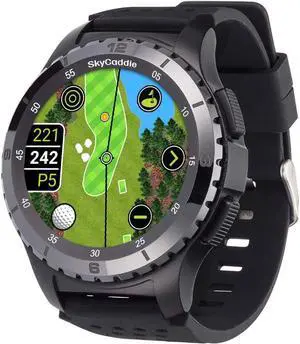 SkyCaddie LX5C Golf GPS Watch with Ceramic Bezel - Black