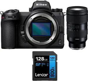Nikon Z6II Camera 24.5MP Full Frame FX-Format Body + 35-150mm Lens + 128GB Memory Card Nikon Z6II Camera 24.5MP Full Frame FX-Format Body + 35-150mm Lens + 128GB Memory Card