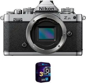 Nikon Z fc Mirrorless Camera 20.9MP 4K DX-format Body, Black +3 Year Extended Warranty