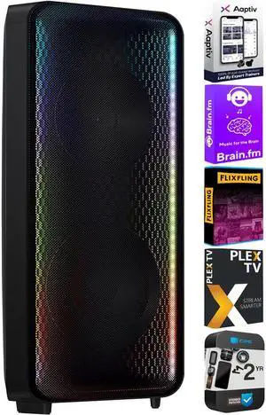 Samsung MX-ST50B Sound Tower Portable Speaker 2022 + Audio Bundle and Warranty