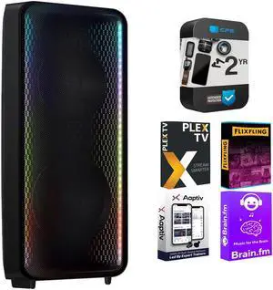 Samsung Sound Tower High Power Audio 240W Portable Speaker + 2 Year Protection Pack