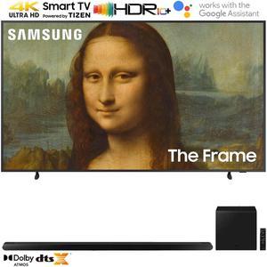 Samsung 55 The Frame QLED 4K UHD Quantum HDR Smart TV w 321ch Soundbar Black