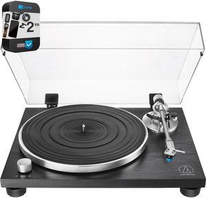 Audio-Technica Fully Manual Belt-Drive Turntable with 2 Year Extended Warranty