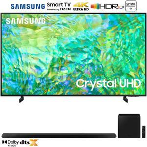 Samsung UN55CU8000 55 Crystal UHD 4K Smart TV 2023 w 321ch Soundbar Black