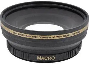 Bower Pro Series 2.0x High Definition AF Wide Angle Lens - 72MM