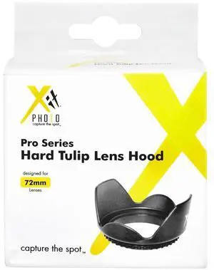 XIT 72mm Pro Series Hard Tulip Lens Hood