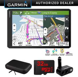 Garmin dezl OTR1020 10" GPS Truck Navigator, Satellite Imagery w/ Accessories Bundle