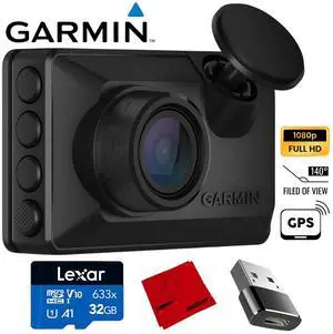 Garmin Dash Cam X110 Compact 1080p HD w/ 140-degree Field of View + Accessories Bundle