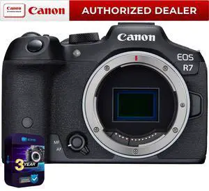 Canon EOS R7 APS-C Camera with 4K Video 32.5 MP CMOS Body + 3 Year Warranty