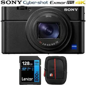 Sony Cyber-Shot DSC-RX100 VII Premium Compact Digital Camera w/ Accessories Bundle