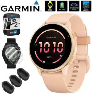 Garmin VIVOACTIVE 6 Health & Fitness GPS Smartwatch, Pink Dawn + Warranty Bundle Garmin VIVOACTIVE 6 Health & Fitness GPS Smartwatch, Pink Dawn + Warranty Bundle