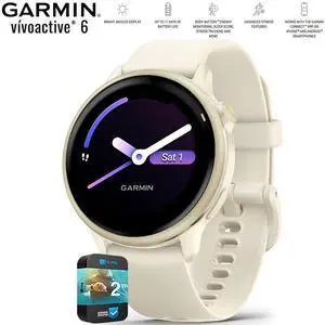 Garmin VIVOACTIVE 6 Fitness GPS Smartwatch Bone with Band + 2 Year Warranty Garmin VIVOACTIVE 6 Fitness GPS Smartwatch Bone with Band + 2 Year Warranty