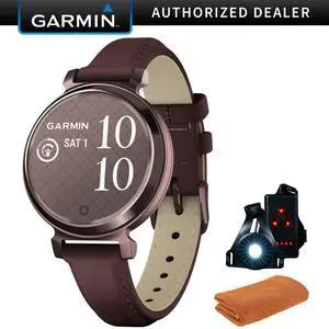 Garmin Lily 2 Classic Dark Bronze w/ Mulberry Leather Band Smartwatch + Accessories Kit Garmin Lily 2 Classic Dark Bronze w/ Mulberry Leather Band Smartwatch + Accessories Kit
