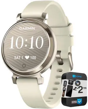 Garmin Lily 2 Smartwatch Cream Gold with Coconut Silicone Band + 2 Year Warranty Garmin Lily 2 Smartwatch Cream Gold with Coconut Silicone Band + 2 Year Warranty