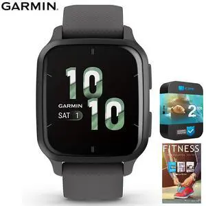 Garmin Venu Sq 2 GPS Smartwatch Slate Bezel + 2 Year Warranty and Fitness Suite Garmin Venu Sq 2 GPS Smartwatch Slate Bezel + 2 Year Warranty and Fitness Suite