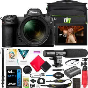 Nikon Z6III Full Frame Mirrorless Camera Bundle with 24-70mm F4 S Lens Accessories Kit Nikon Z6III Full Frame Mirrorless Camera Bundle with 24-70mm F4 S Lens Accessories Kit