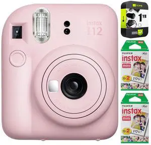 Fujifilm Instax Mini 12 Instant Camera + Instant Film + 1 Year Protection Pack