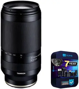 Tamron 70-300mm F/4.5-6.3 Di III RXD Lens A047 for Sony E-mount +7 Year Protection Pack