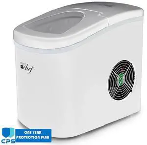 Deco Chef Compact Electric Ice Maker White with 1 Year Extended Warranty