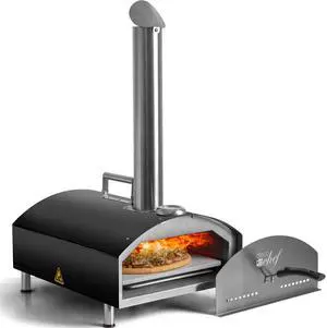 Deco Chef Portable Outdoor Pizza Oven w/ 2-in-1 Pellet Pizza & Grill Oven Functionality