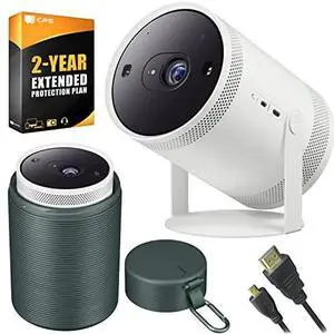 Samsung The Freestyle Projector (SP-LSP3BLAXZA) Bundle with Carrying Case + Warranty