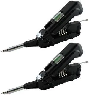 Kelvin The Everyday Multi-Tool with Flashlight Black 2 Pack