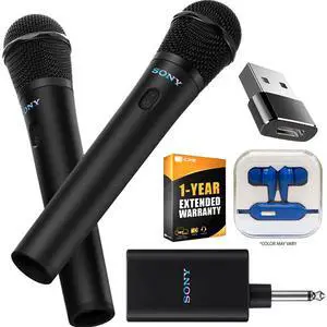 Sony ULT MIC Wireless Microphone (2 Mics, 1 Receiver) w/ 1 YR Warranty Bundle Sony ULT MIC Wireless Microphone (2 Mics, 1 Receiver) w/ 1 YR Warranty Bundle