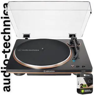 Audio-Technica Fully Automatic Belt-Drive Turntable, Black/Bronze w/ 2 Year Warranty