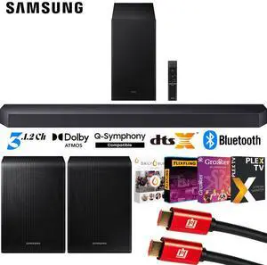 Samsung HW-Q600F 3.1.2ch Soundbar and Subwoofer (2025) w/ Rear Speaker Bundle