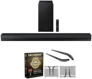 Samsung HW-B750D 5.1ch Soundbar with Dolby Virtual:X DTS (2024) + 26mo Warranty Bundle