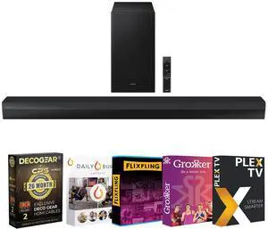 Samsung 5.1ch Soundbar w/ Dolby Virtual:X DTS (2024) + 26 Months Protection Pack Bundle