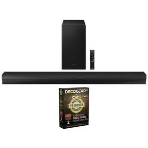 Samsung 5.1ch Soundbar with Dolby Virtual (2024) + 26 Months Protection Pack Bundle