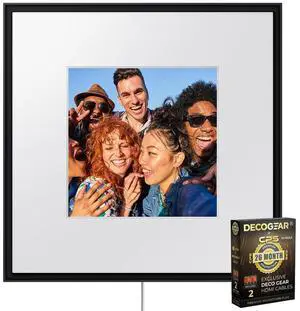 Samsung Photo Music Frame Smart Speaker HW-LS60D with 26 Month Protection Pack Bundle