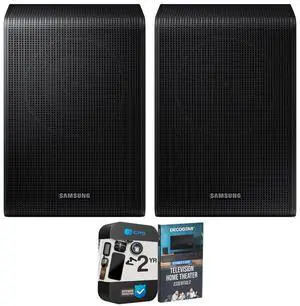 Samsung SWA-9250S Wireless Rear Speaker Kit (2025) w/ 2 Year Warranty Bundle
