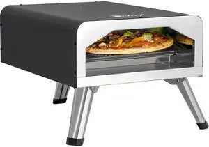 Deco Chef Electric Pizza Oven with 12" 2-in-1 Pizza Stone and Grill, 13" Double Wall Oven