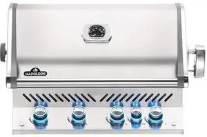 Napoleon Built-In Prestige Pro 500 RB Natural Gas Outdoor Grill with Infrared Side Burner