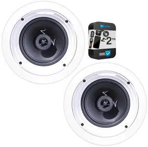 Klipsch R-1650-C In-Ceiling Speaker White 2 Pack with 2 Year Warranty