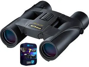 Nikon ACULON A30 10X25 Binoculars Black with 7 Year Extended Warranty