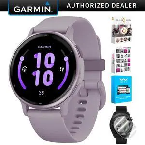 Garmin 010-02862-13 Vivoactive 5 Fitness Smartwatch, Orchid w/ Accessories Kit Garmin 010-02862-13 Vivoactive 5 Fitness Smartwatch, Orchid w/ Accessories Kit