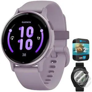 Garmin 010-02862-13 Vivoactive 5 Fitness Smartwatch, Orchid w/ Warranty Bundle Garmin 010-02862-13 Vivoactive 5 Fitness Smartwatch, Orchid w/ Warranty Bundle