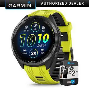 Garmin Forerunner 965 Running Smartwatch Amp Yellow and Black + 2 Year Warranty