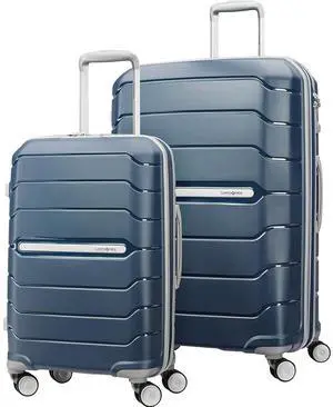 Samsonite Freeform Hardside Expandable Spinner Luggage 2PC Set (21/28-Carry-on/Large) Navy Samsonite Freeform Hardside Expandable Spinner Luggage 2PC Set (21/28-Carry-on/Large) Navy