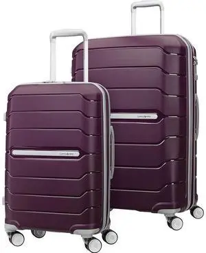 Samsonite Freeform Hardside Expandable Spinner Luggage 2PC Set(21/28-Carry-on/Large)Purple Samsonite Freeform Hardside Expandable Spinner Luggage 2PC Set(21/28-Carry-on/Large)Purple