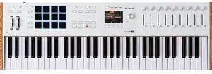 Arturia KeyLab 61 Mk3 61-Key USB MIDI Controller Keyboard, White -